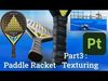 Padel Tennis racket for paddle low poly PBR Low-poly 3D model_4