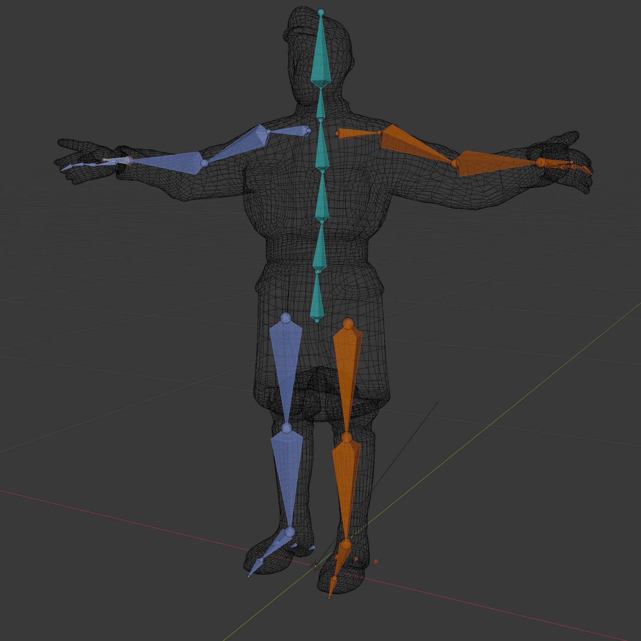 World War Soldier Rigged and Animated D Model Low-poly 3D model_6