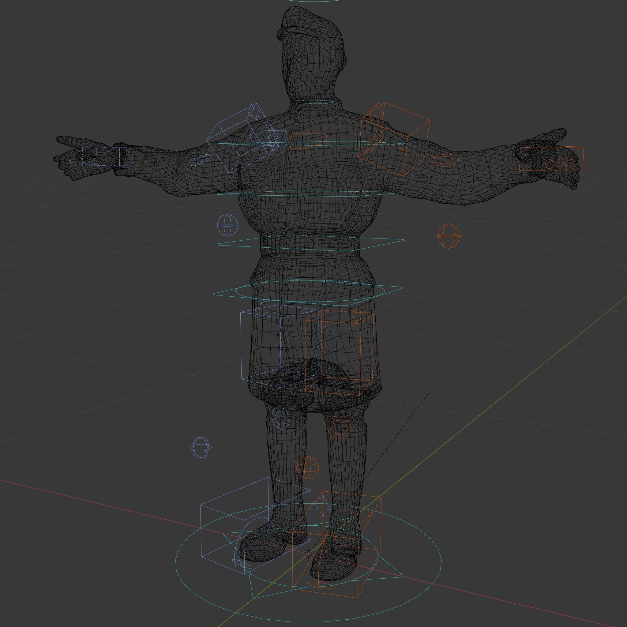 World War Soldier Rigged and Animated D Model Low-poly 3D model_5