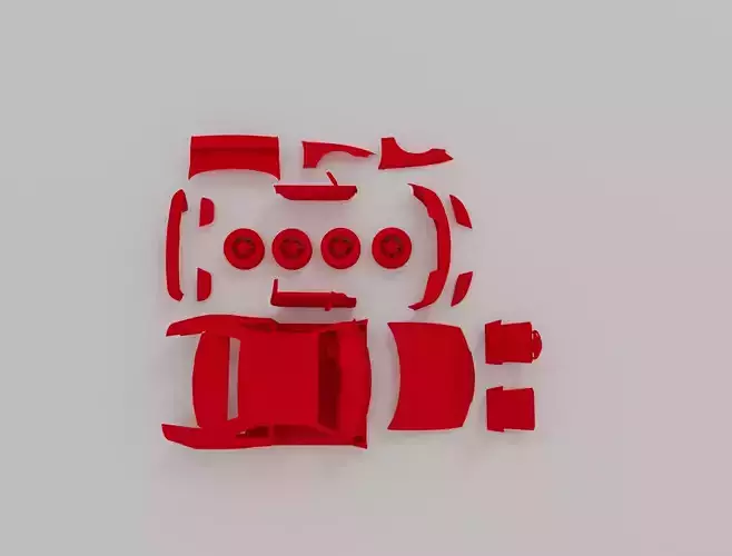 Nissan Skyline R33 3D print