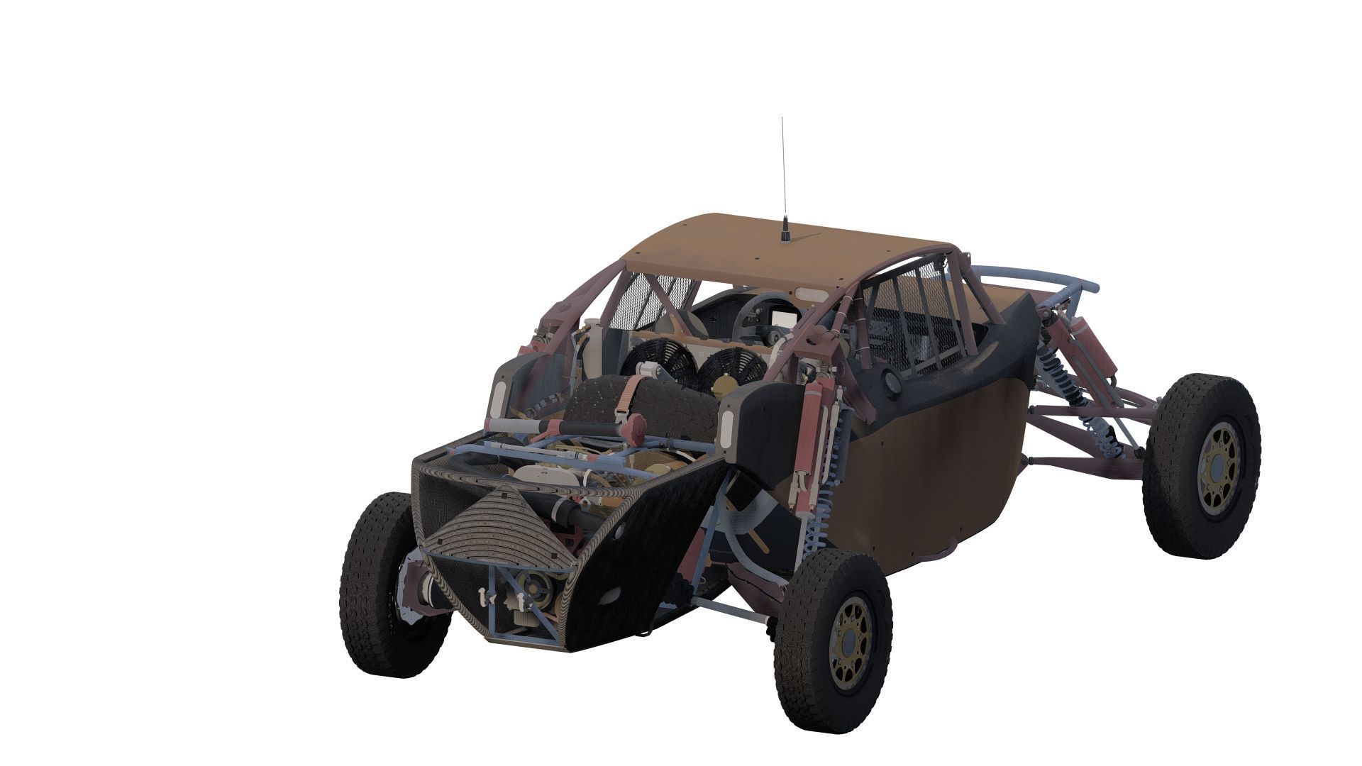 SAND BUGGY 3D model_4
