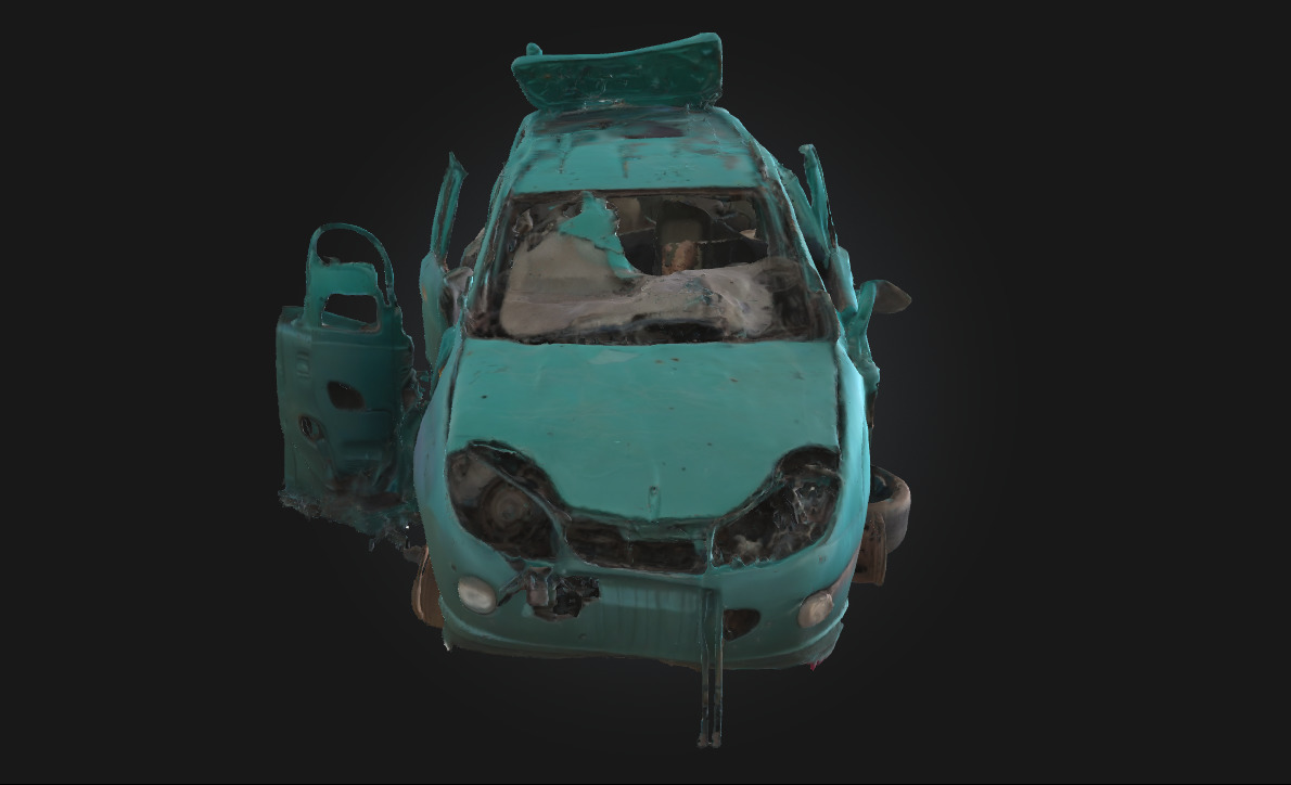 Abandoned Dreamcar  A Forgotten Vision of the Future 3D model_4