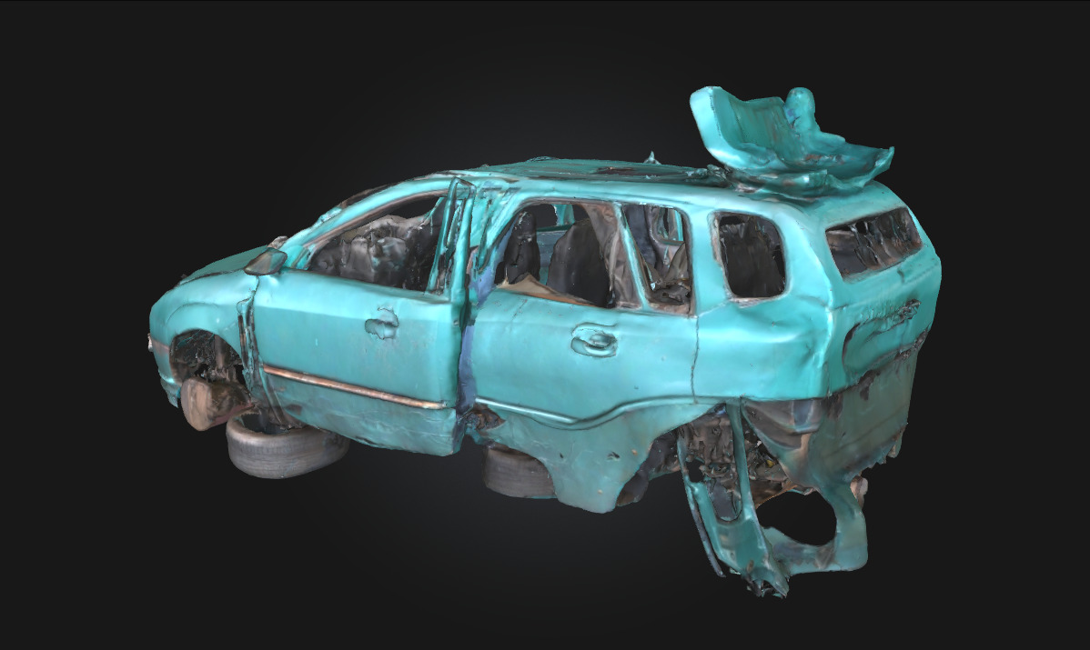 Abandoned Dreamcar  A Forgotten Vision of the Future 3D model_3