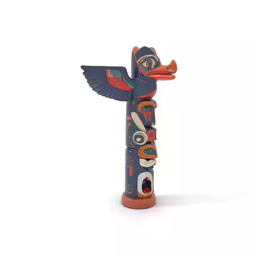 Native Art Totem Pole Model Pack