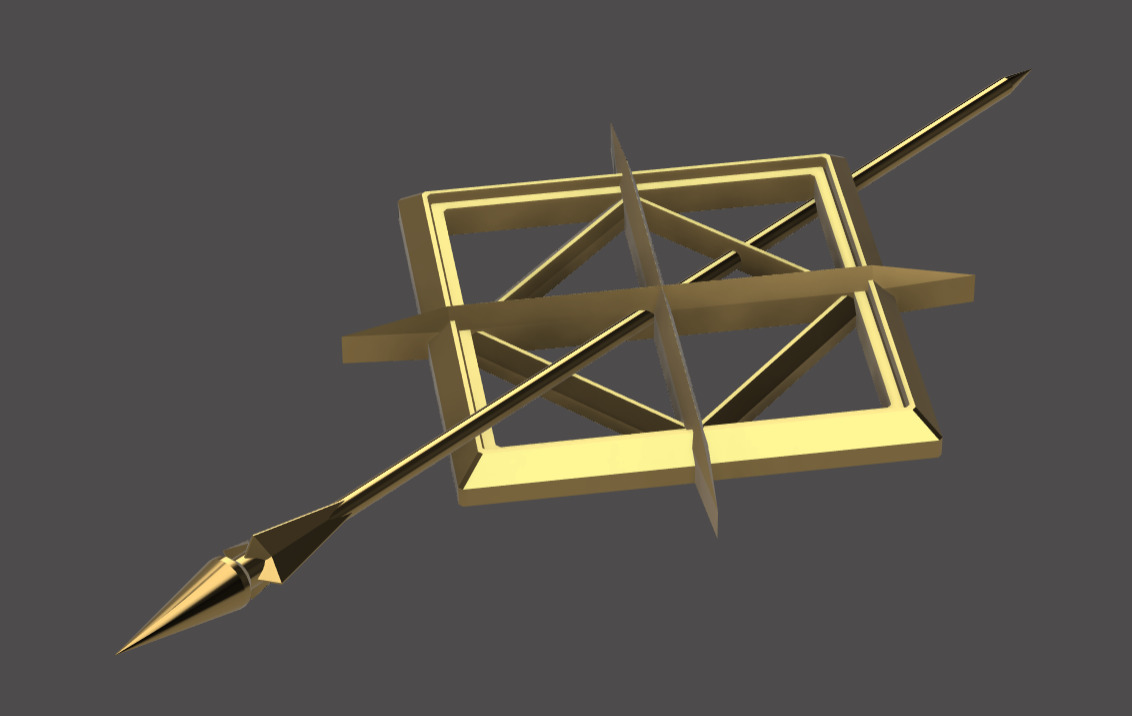 Clair Obscur Expedition 33 - Maelle brooch 3D print model_2