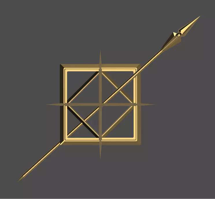 Clair Obscur Expedition 33 - Maelle brooch 3D print model_0