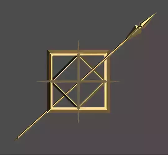 Clair Obscur Expedition 33 - Maelle brooch 3D print model Clair Obscur Expedition 33 - Maelle brooch 3D print model