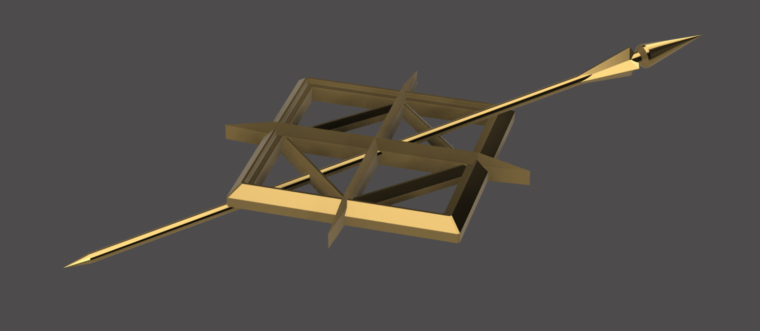 Clair Obscur Expedition 33 - Maelle brooch 3D print model_1