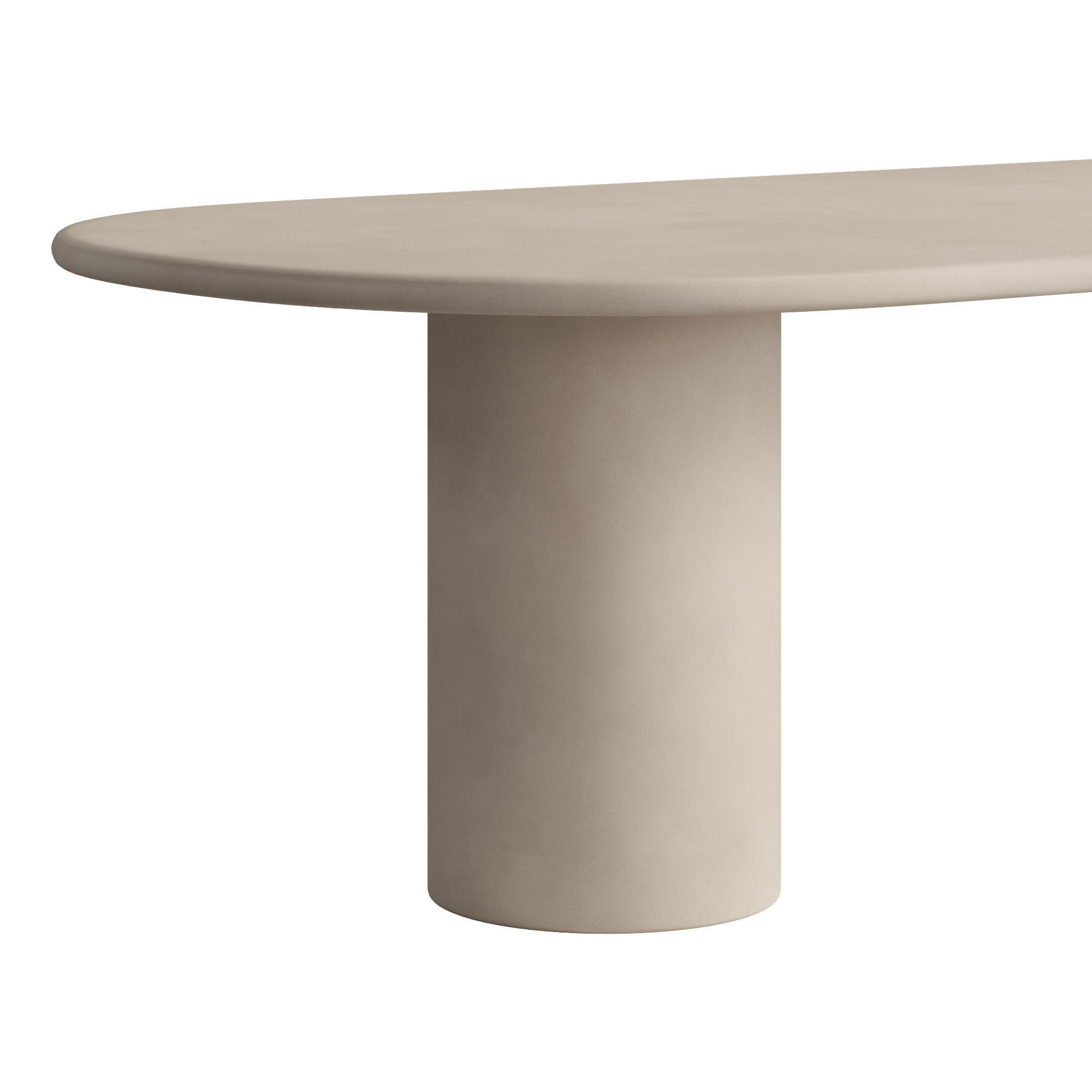Lorenzo Oval Dining Table 3D model_2