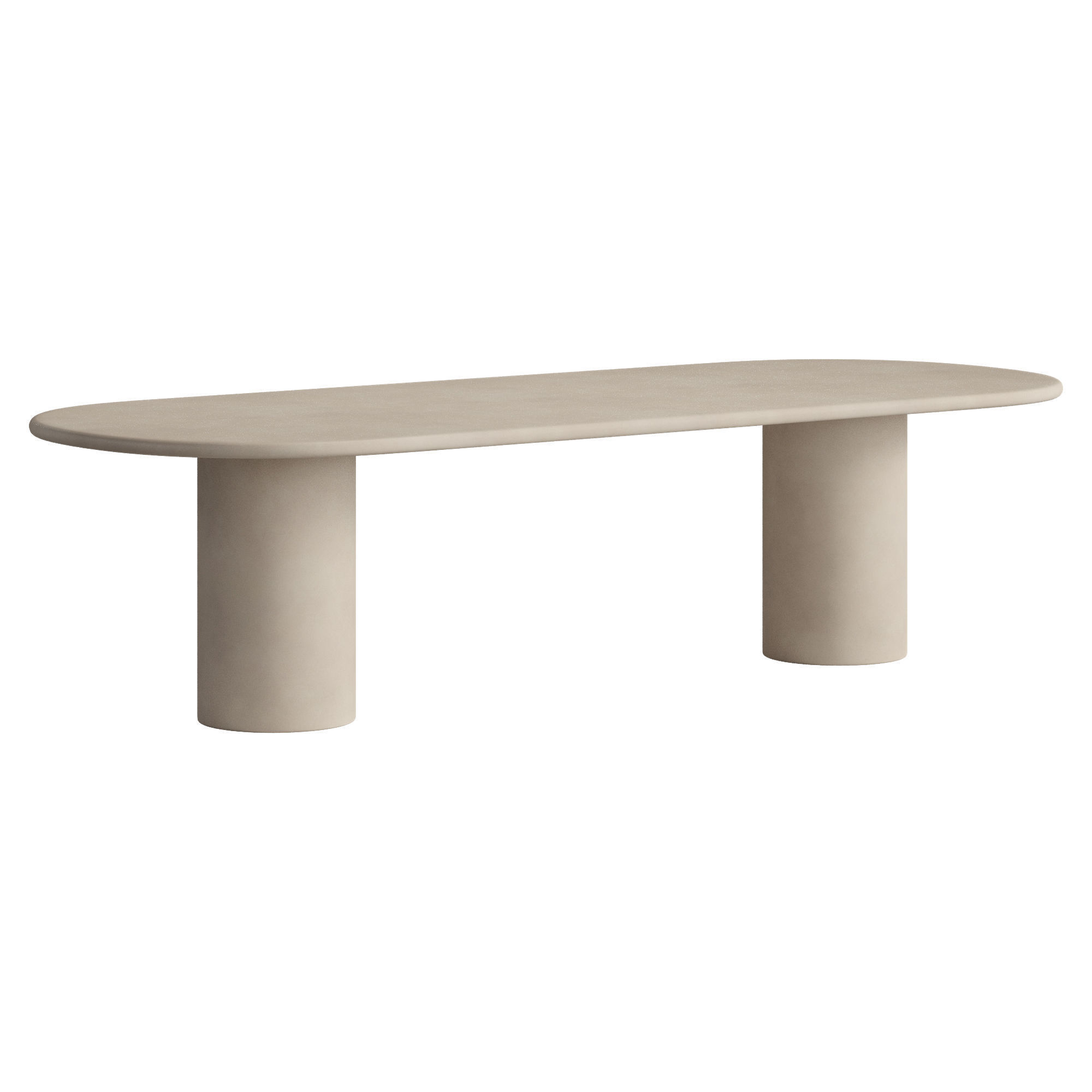 Lorenzo Oval Dining Table 3D model_4