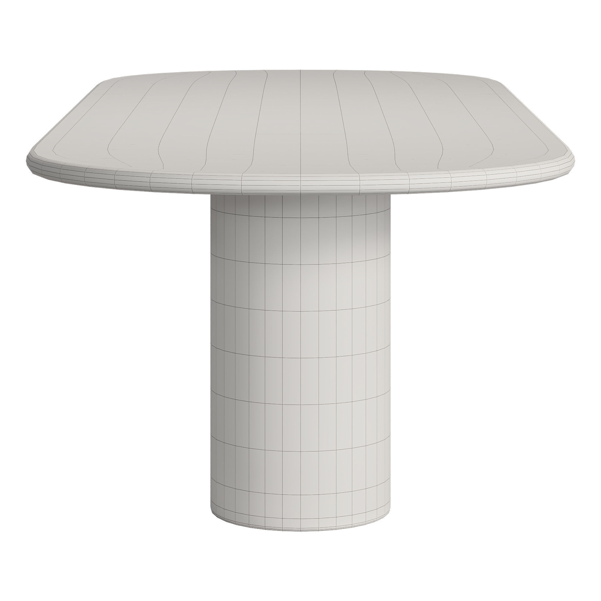 Lorenzo Oval Dining Table 3D model_11
