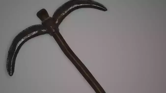 rusty pickaxe