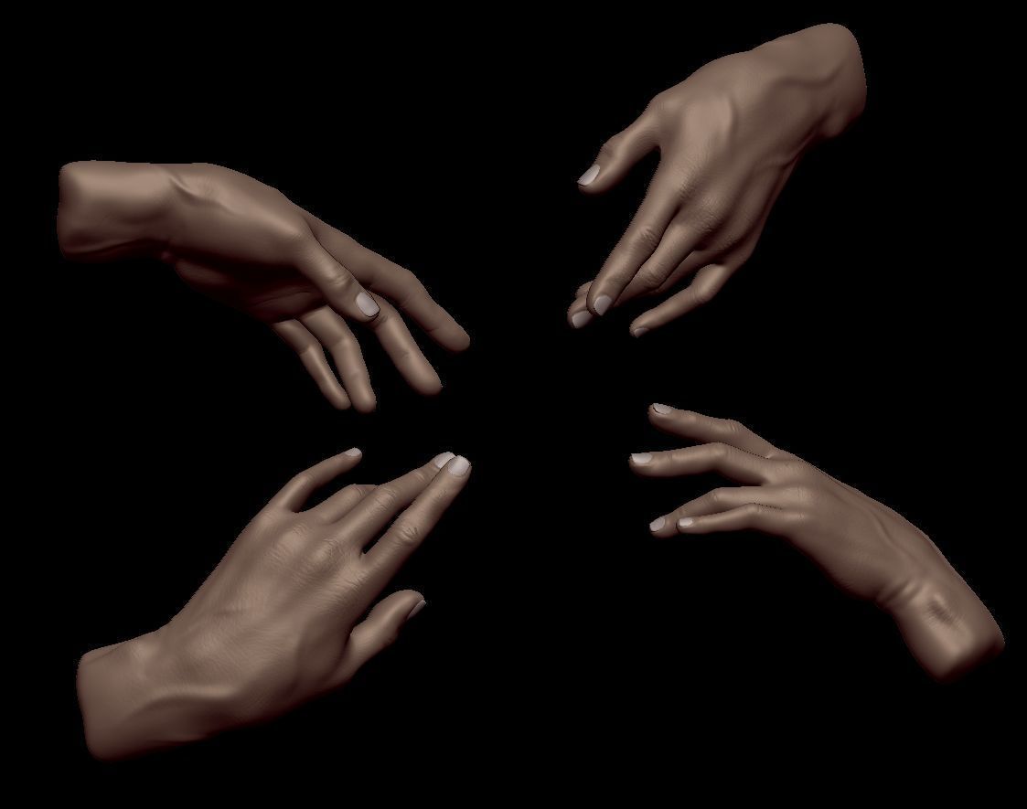 Hand sculpture by Hovo Baghdasaryan 3D print model_4