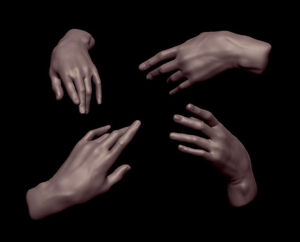 Hand sculpture by Hovo Baghdasaryan 3D print model_3