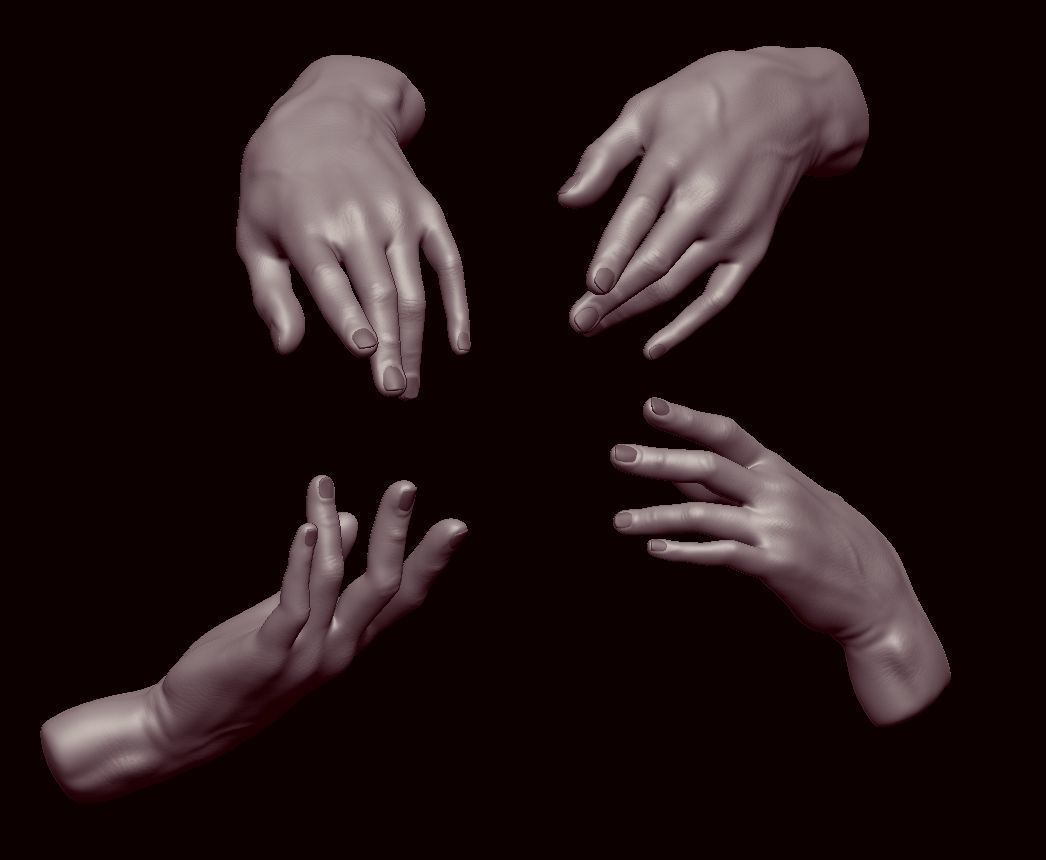 Hand sculpture by Hovo Baghdasaryan 3D print model_5