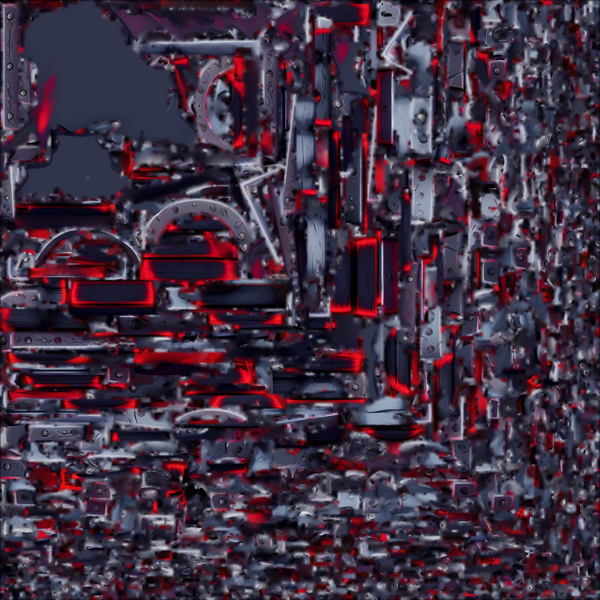 Fantasy Magic Chests Pack Low-poly 3D model_47