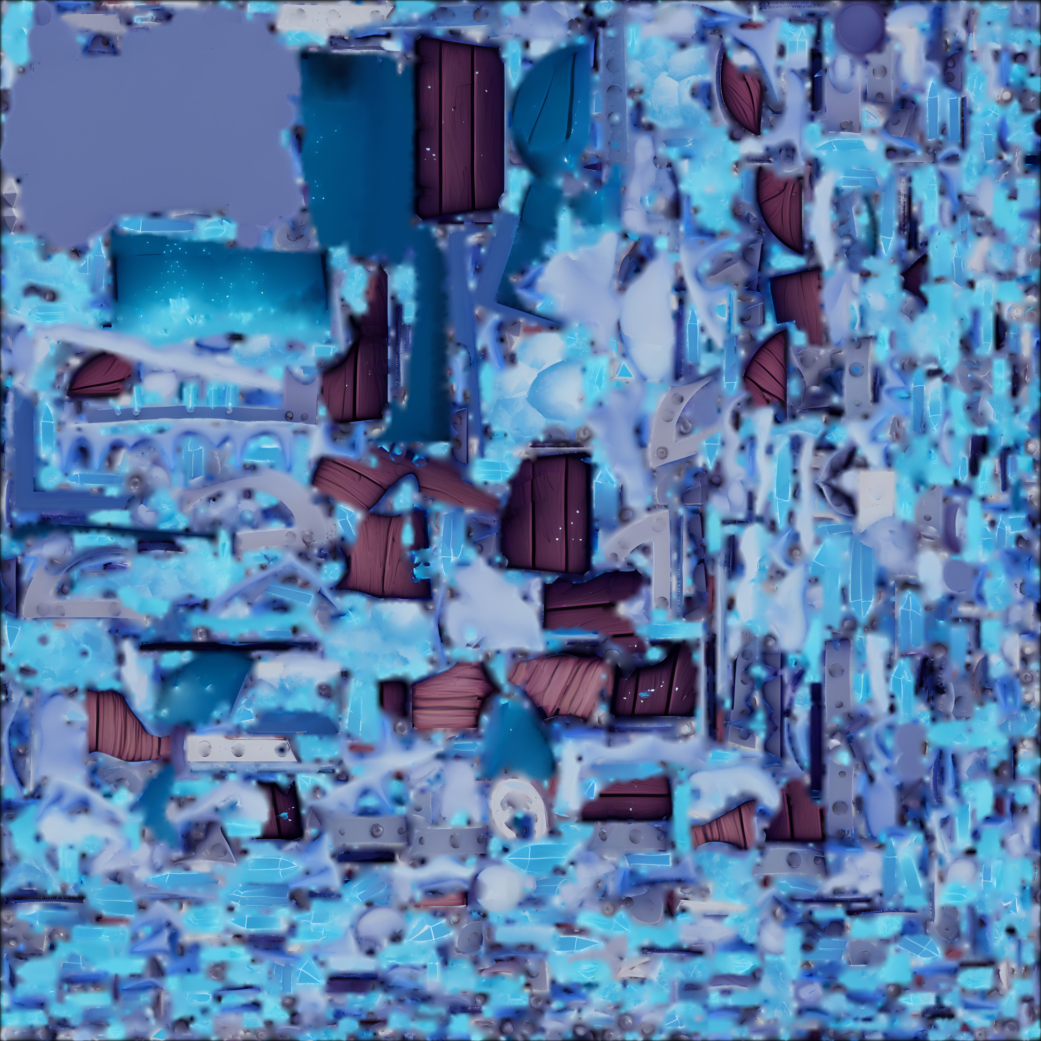 Fantasy Magic Chests Pack Low-poly 3D model_59