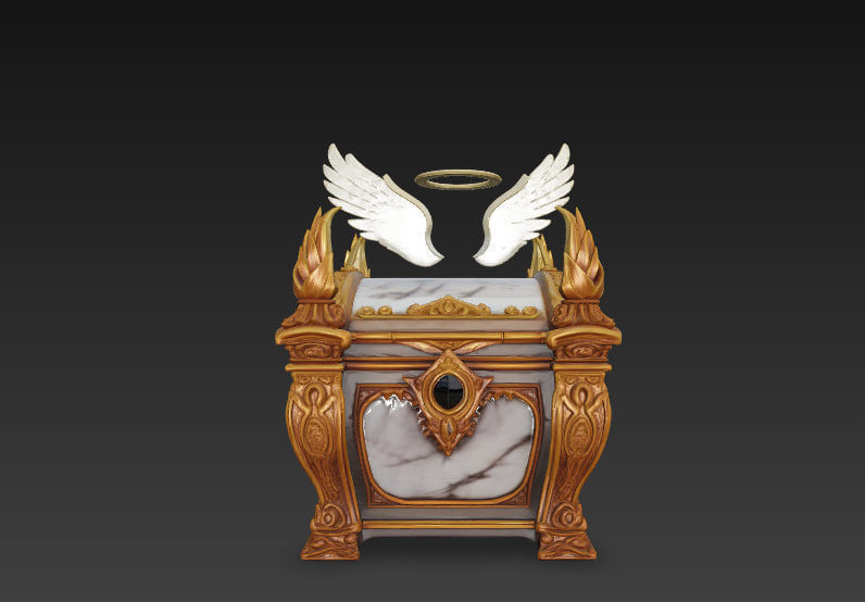 Fantasy Magic Chests Pack Low-poly 3D model_2