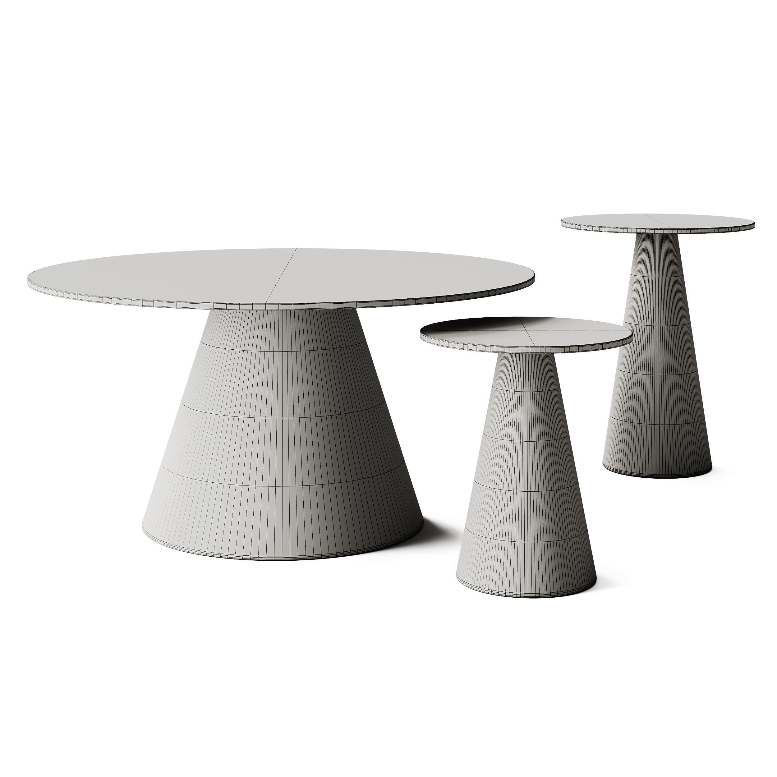 Kave Home Wilshire Coffee Tables 3D model_7