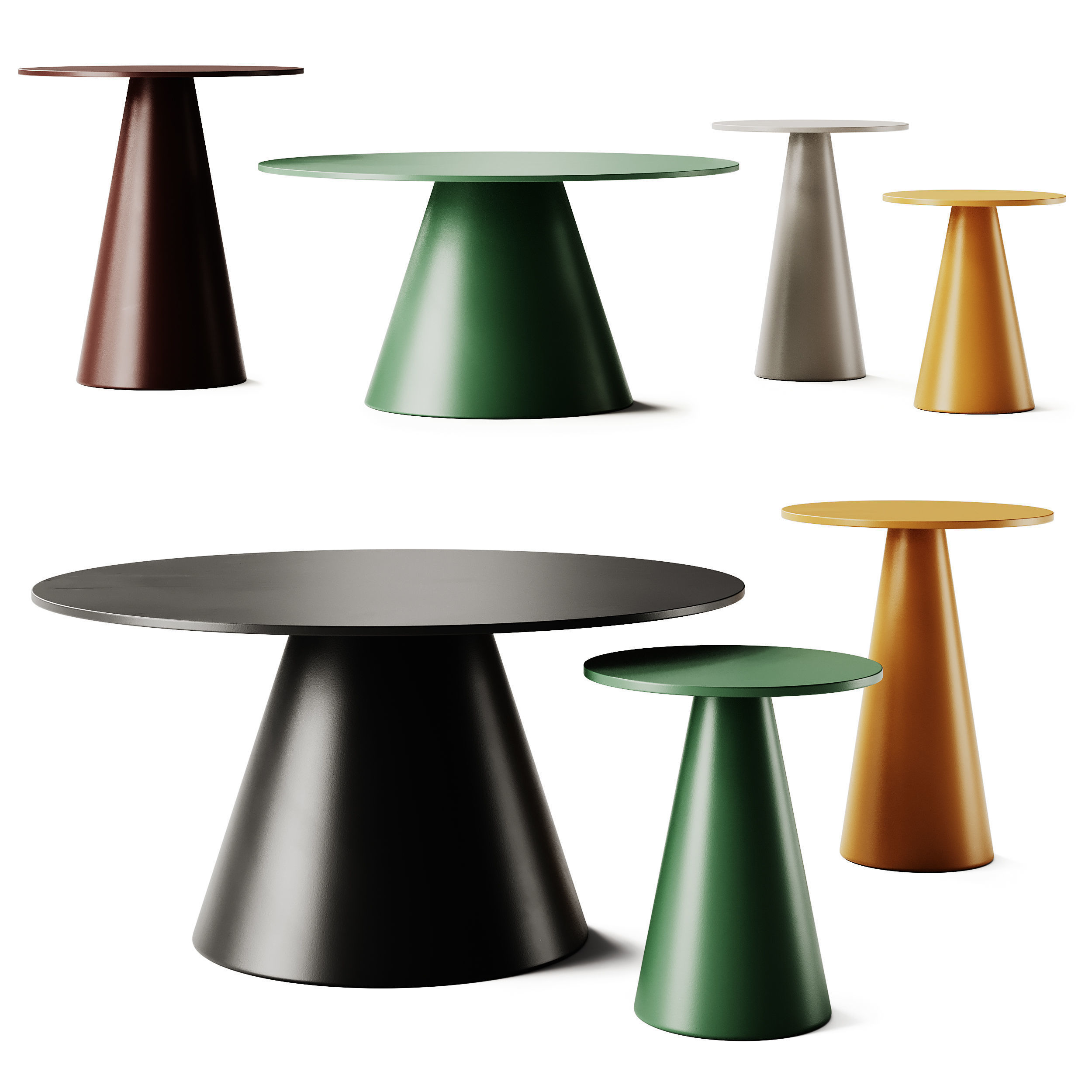 Kave Home Wilshire Coffee Tables 3D model_4