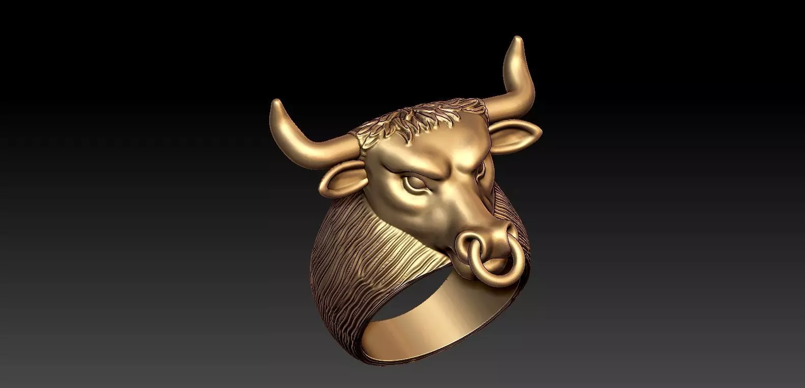 Bull ring stl Free 3D model