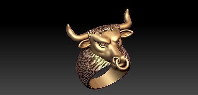 Bull ring stl Free 3D model