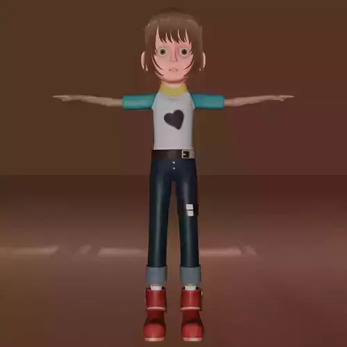 LOWPOLY GIRL