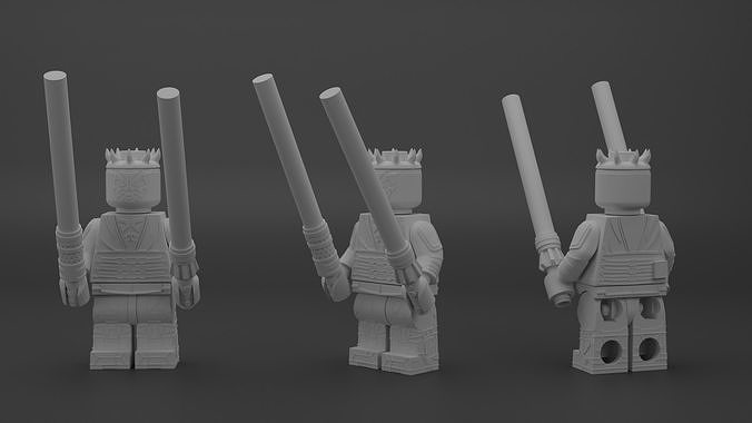 DARTH MAUL LEGO 3D print model