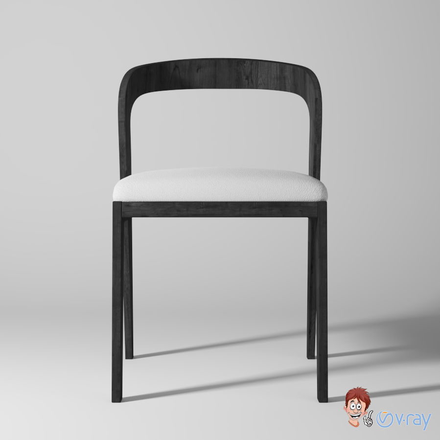Modern Chair 001 3D model_1