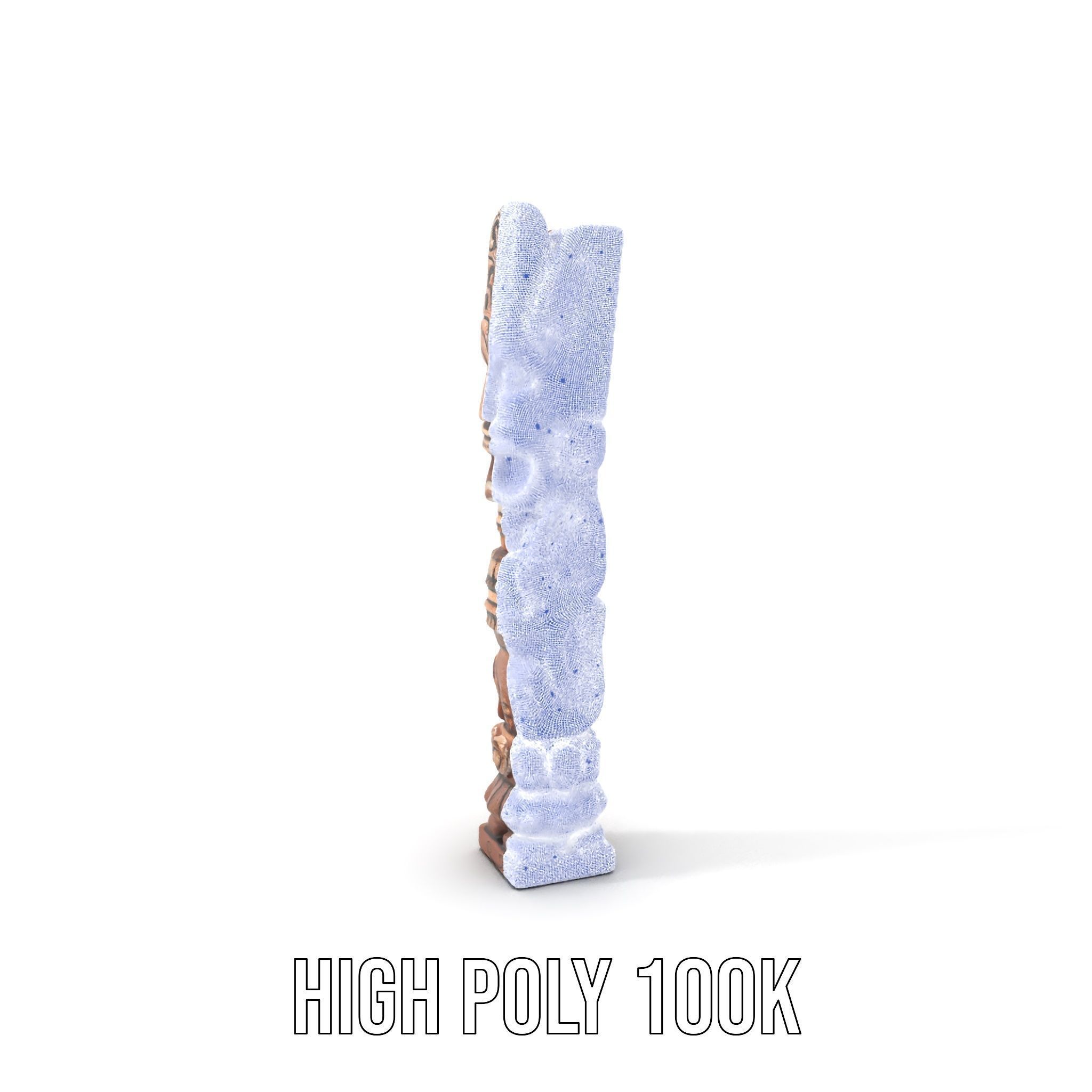 Intricate Wooden Totem Model Pack Texture_5