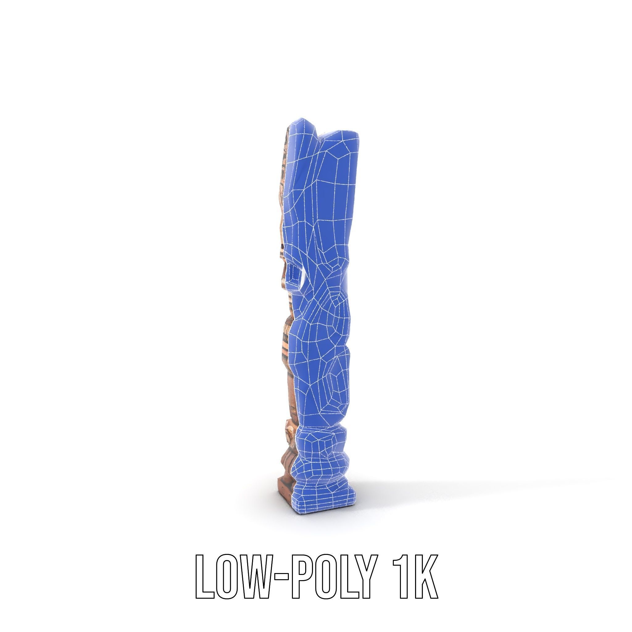 Intricate Wooden Totem Model Pack Texture_8