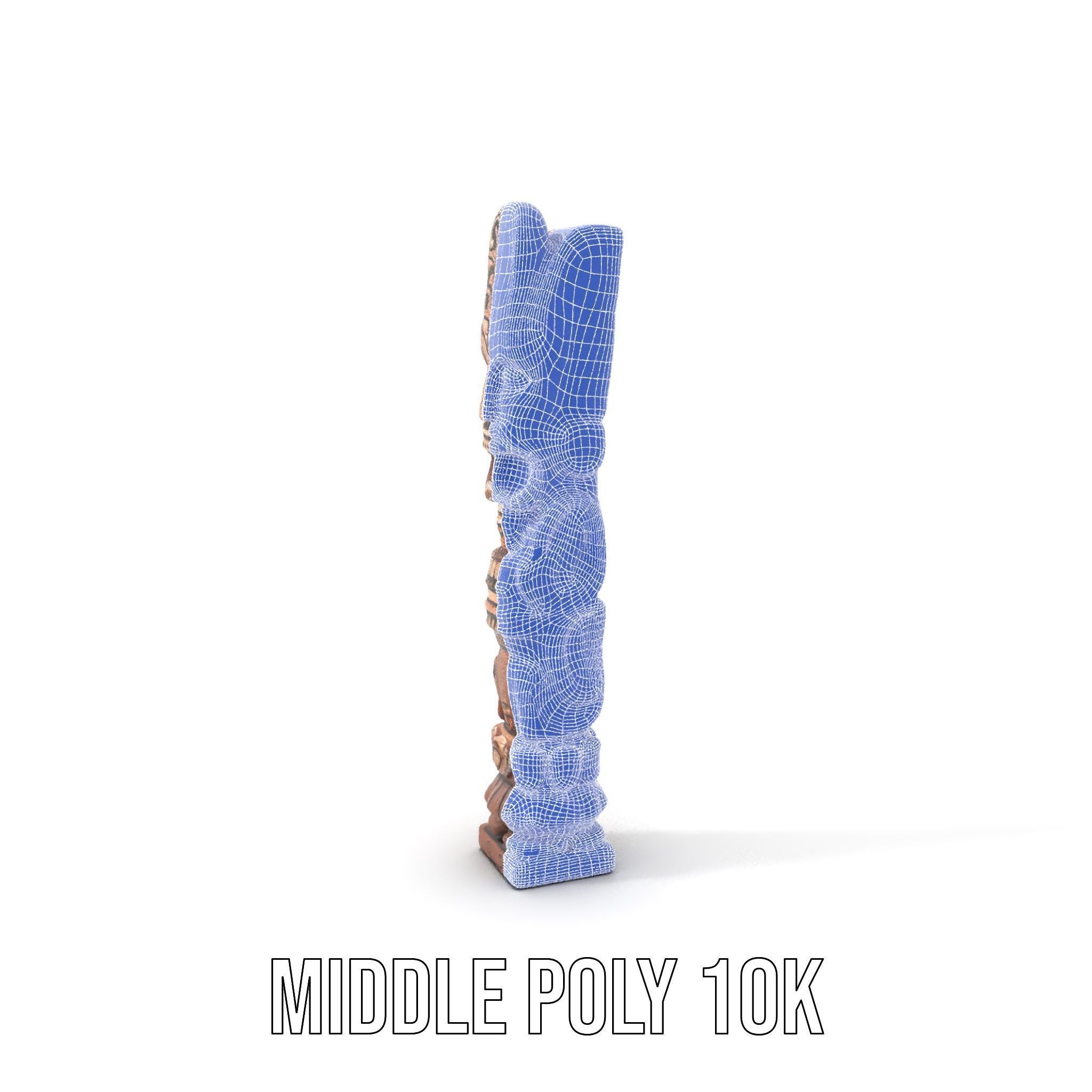 Intricate Wooden Totem Model Pack Texture_6