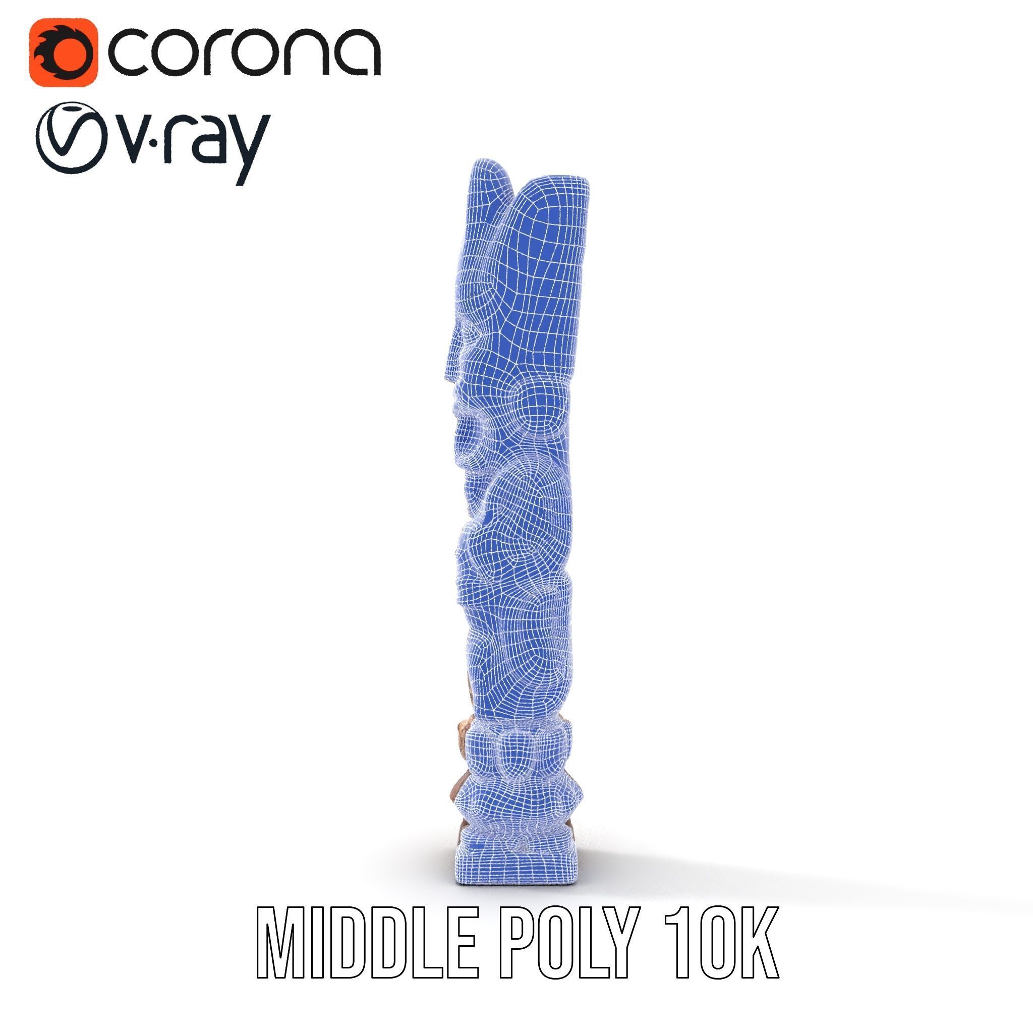 Intricate Wooden Totem Model Pack Texture_28