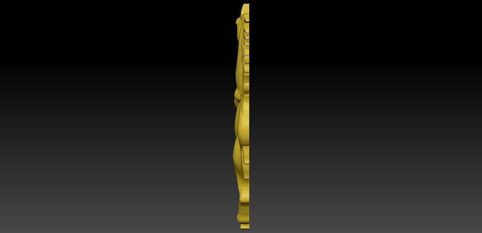 Horse pendent stl Free 3D model_1