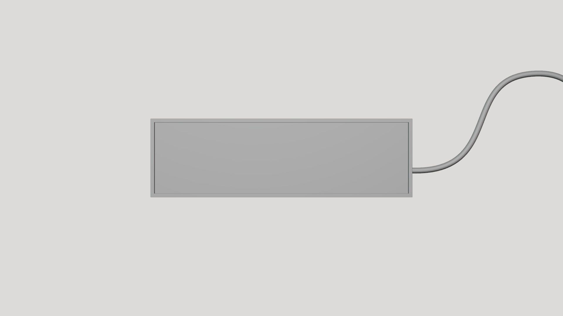 Light Box Display - Geometry Only No Textures No Materials 3D model_1