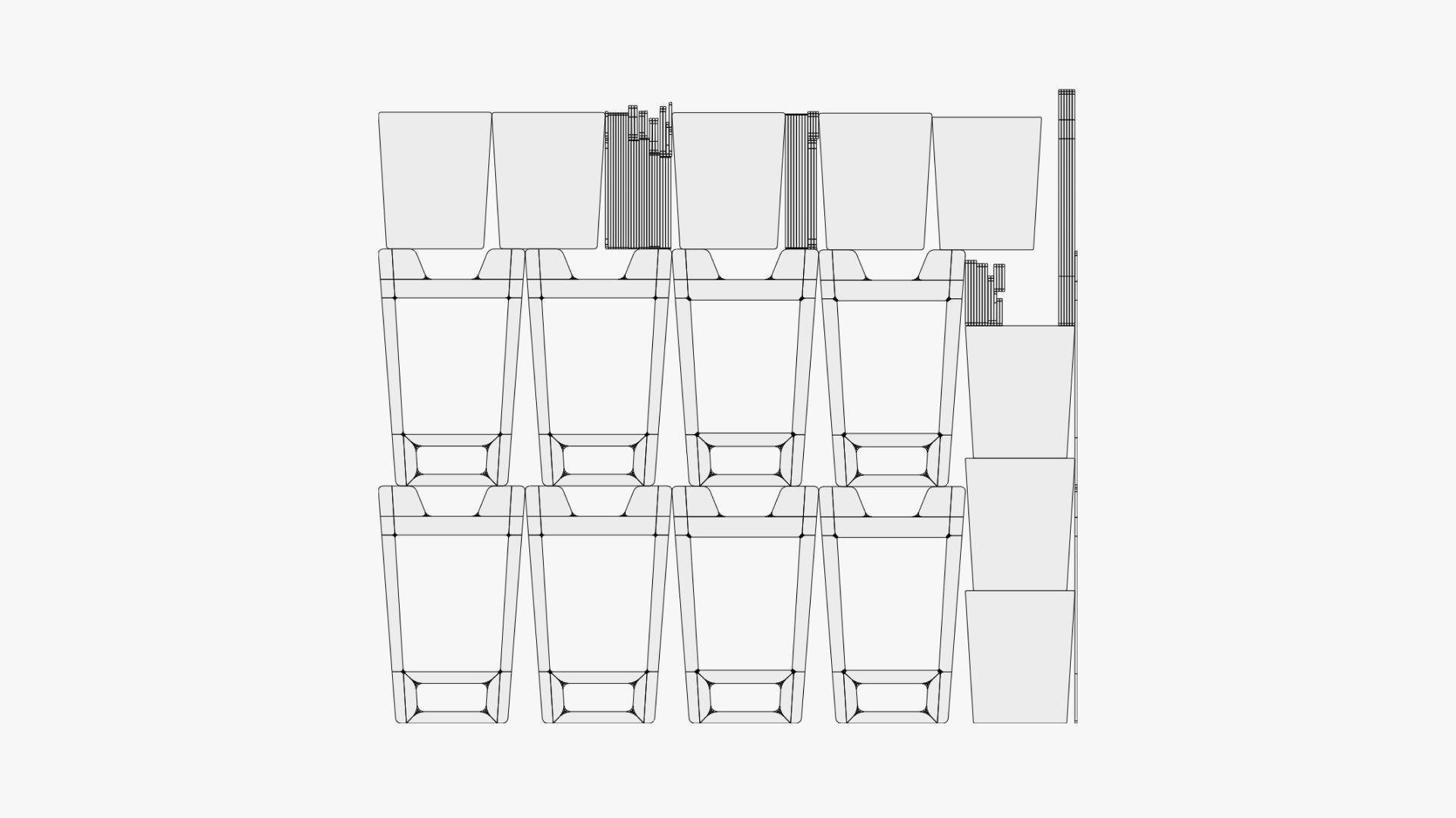 Caution Sign Board - Geometry Only No Textures No Materials 3D model_6