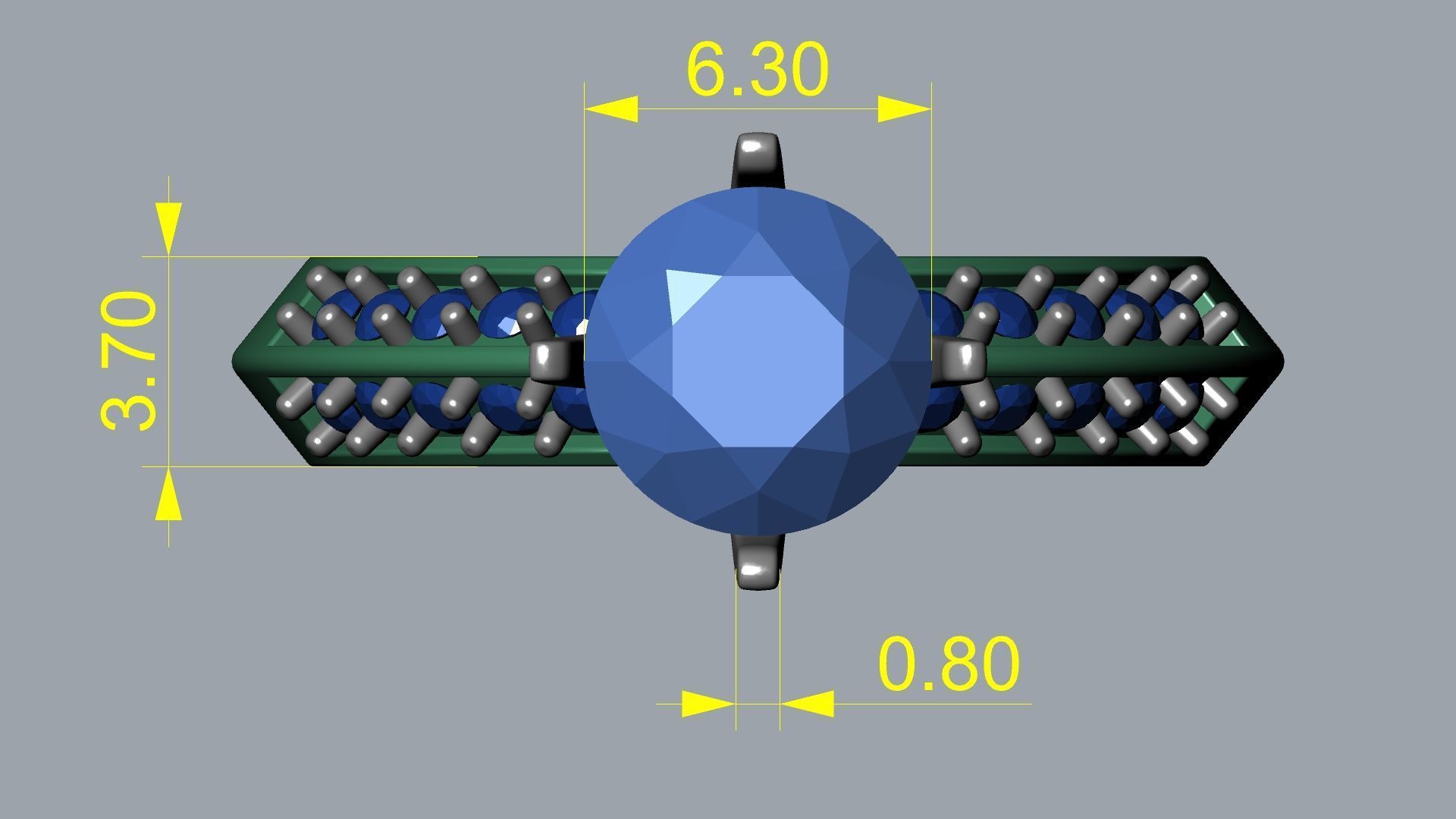 Knife Ring Size 12 3D print model_11