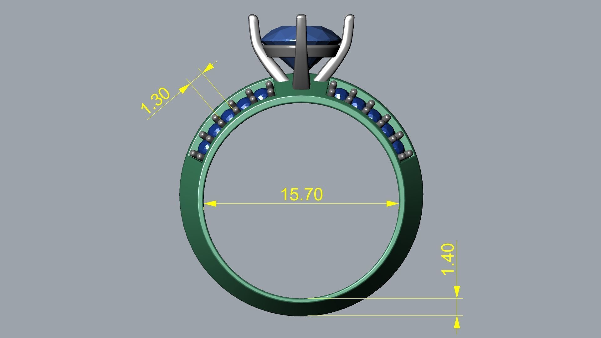 Knife Ring Size 12 3D print model_10
