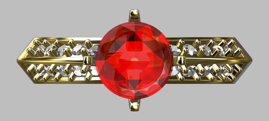 Knife Ring Size 12 3D print model_4