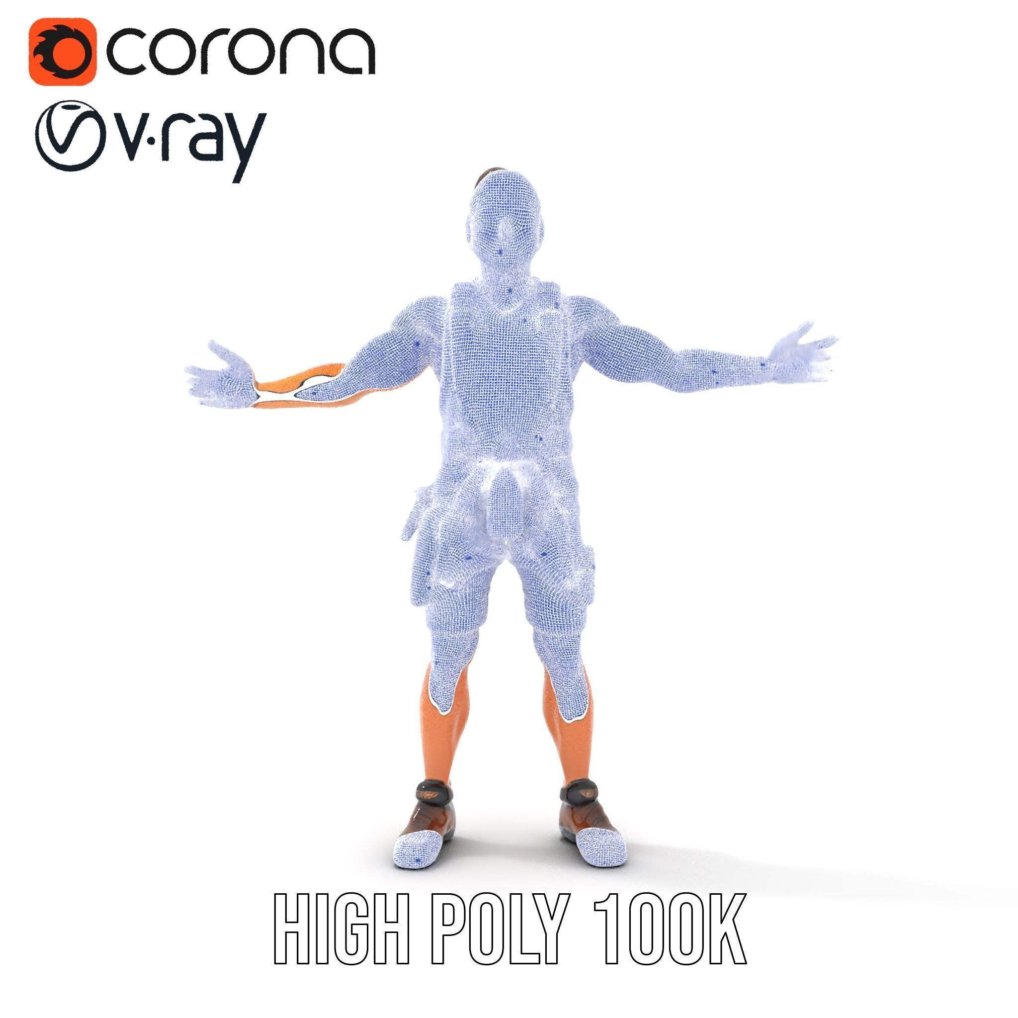 Adventurer Rigged and Animated D Character Model in Adventure... Low-poly 3D model_35