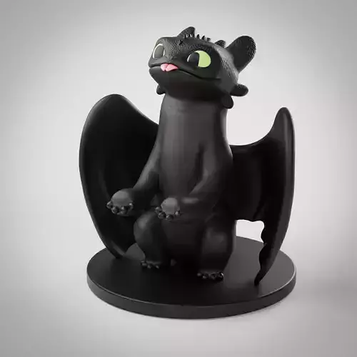 Toothless Controller Stand - How to Train your Dragon 3D print model