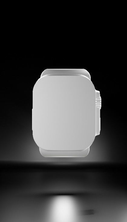 smart watch Low-poly 3D model_4