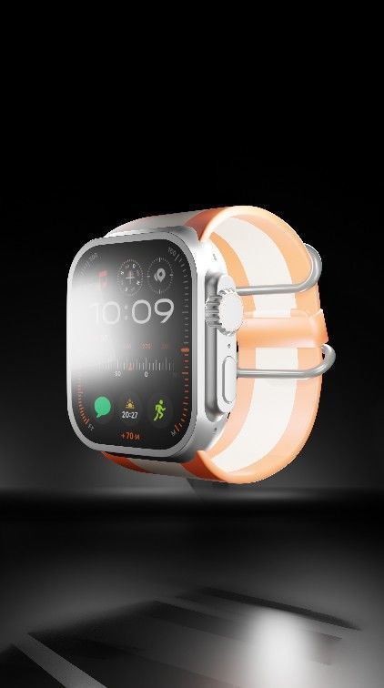 smart watch Low-poly 3D model_2