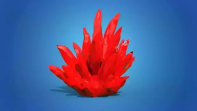 Crystal Low-poly 3D model Crystal Low-poly 3D model