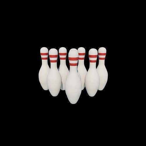 Bowling Pins 3D model