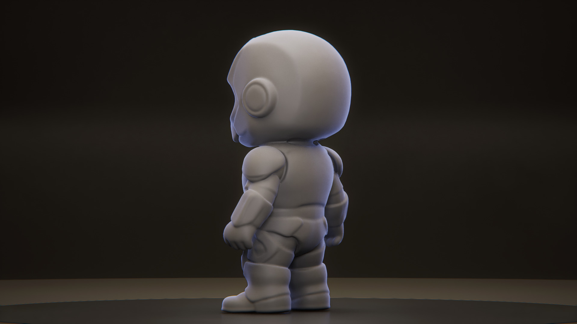 Labubu Iron Man Stylized Superhero Figurine for 3D Printing 3D print model_4