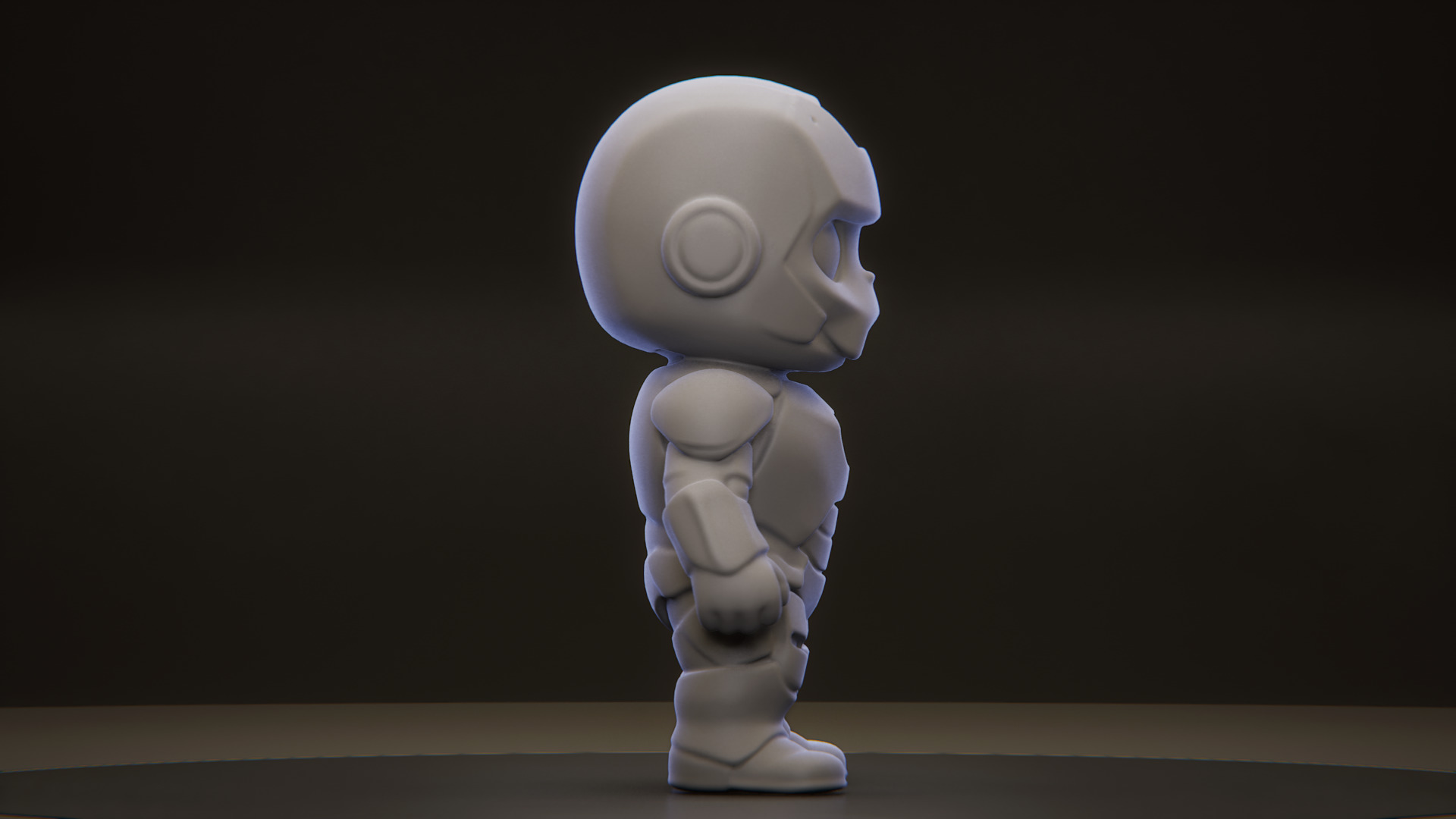 Labubu Iron Man Stylized Superhero Figurine for 3D Printing 3D print model_7