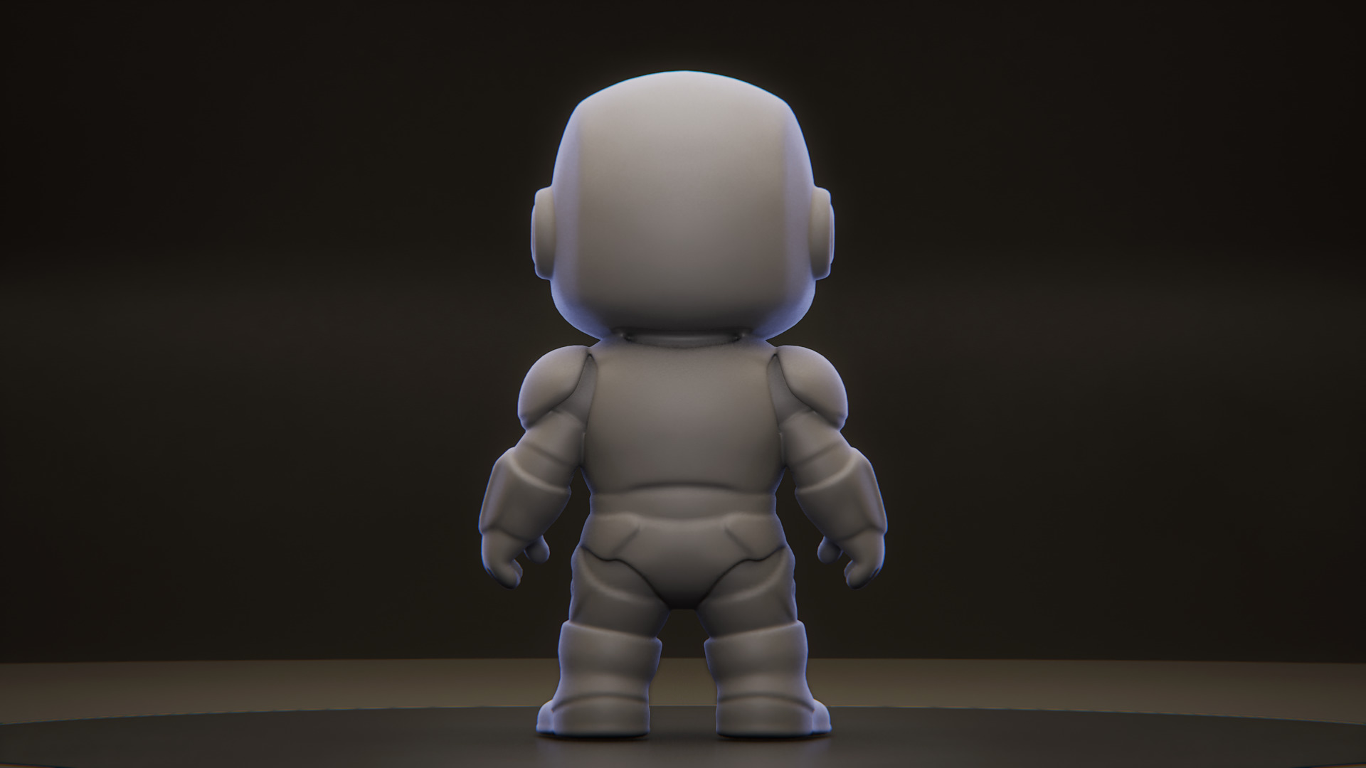 Labubu Iron Man Stylized Superhero Figurine for 3D Printing 3D print model_5