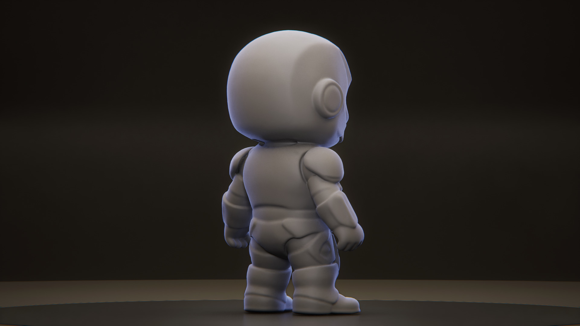 Labubu Iron Man Stylized Superhero Figurine for 3D Printing 3D print model_6