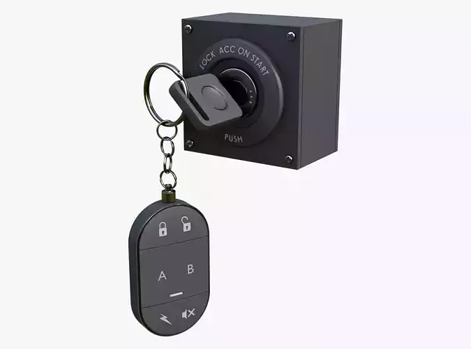 Car Ignition Key with Remote Control M1